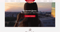 Desktop Screenshot of leroux.fr