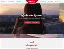 Tablet Screenshot of leroux.fr